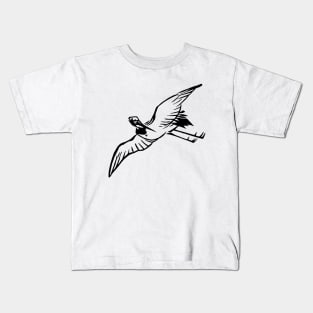 Wings of Freedom: Flying Bird Kids T-Shirt